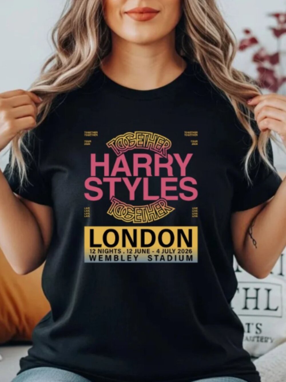 Harry Styles Together London Wembley Stadium 2026 Graphic T-Shirt